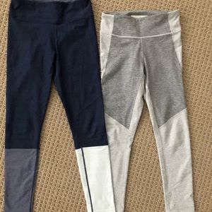Pair of outdoor voices yoga pants